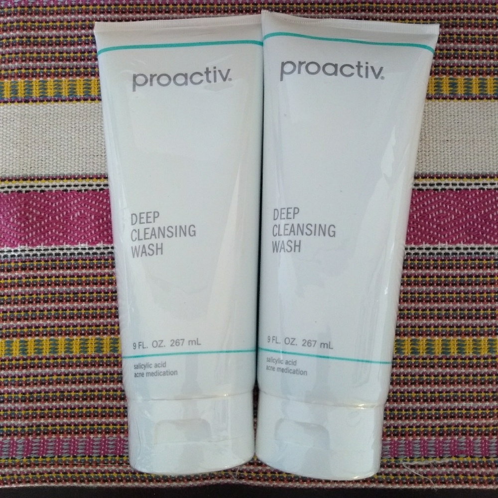 Proactiv bundle of 2 deep cleansing wash, 9oz